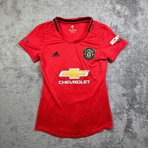 Adidas Manchester United Womens Jersey Size S Custom Tito 7 Red Climalite